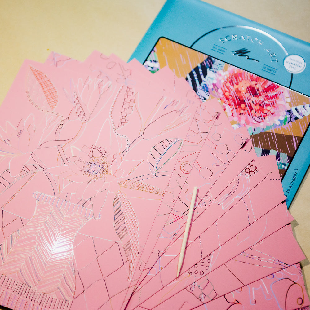 Floral Adult Scratch Pad