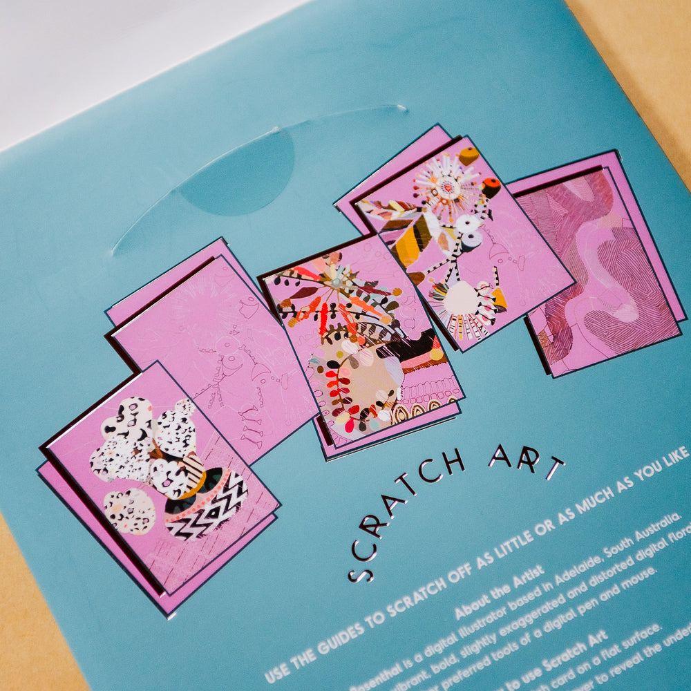 Floral Adult Scratch Pad