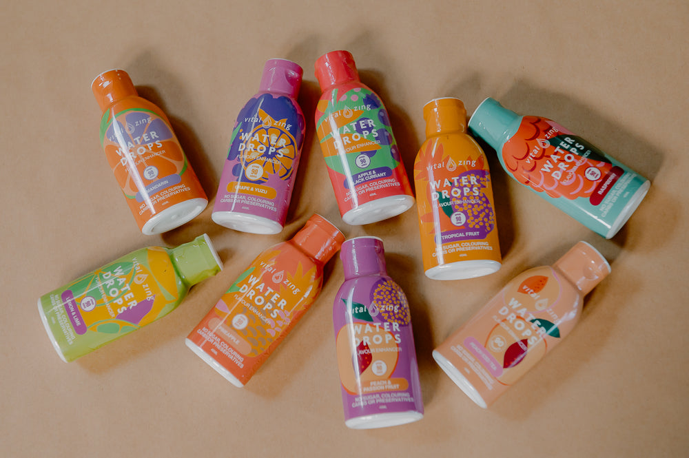 Vital Zing Water Flavour Drops - Box add on