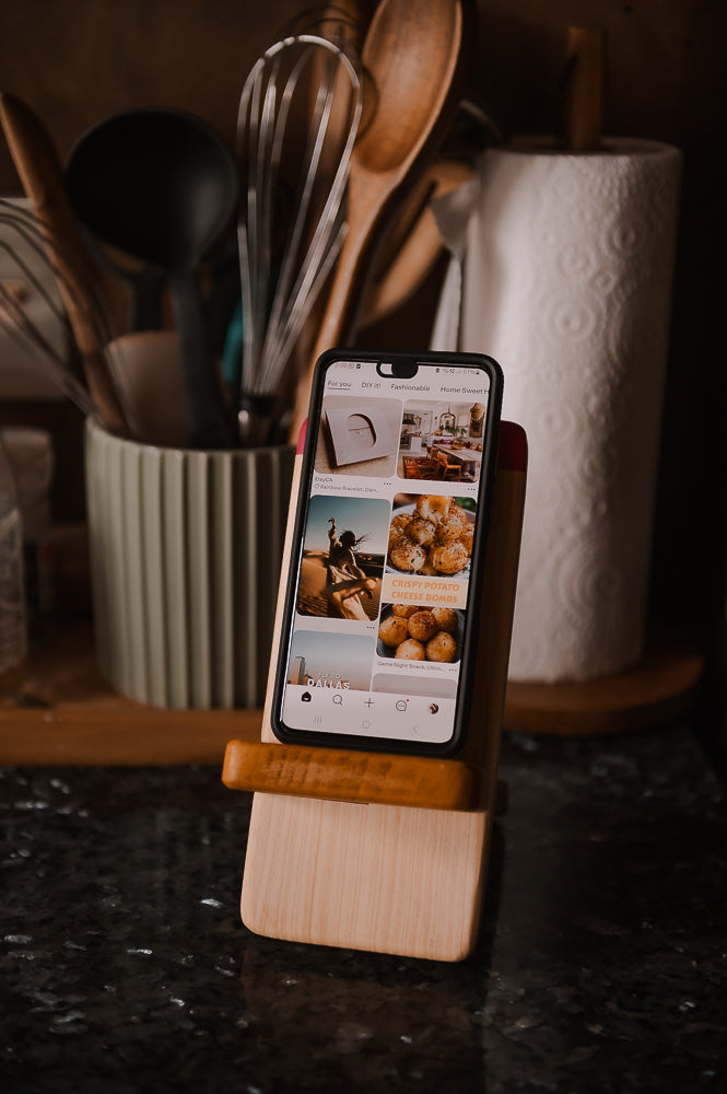 Wooden Phone/Tablet/Kindle stand - Box add on
