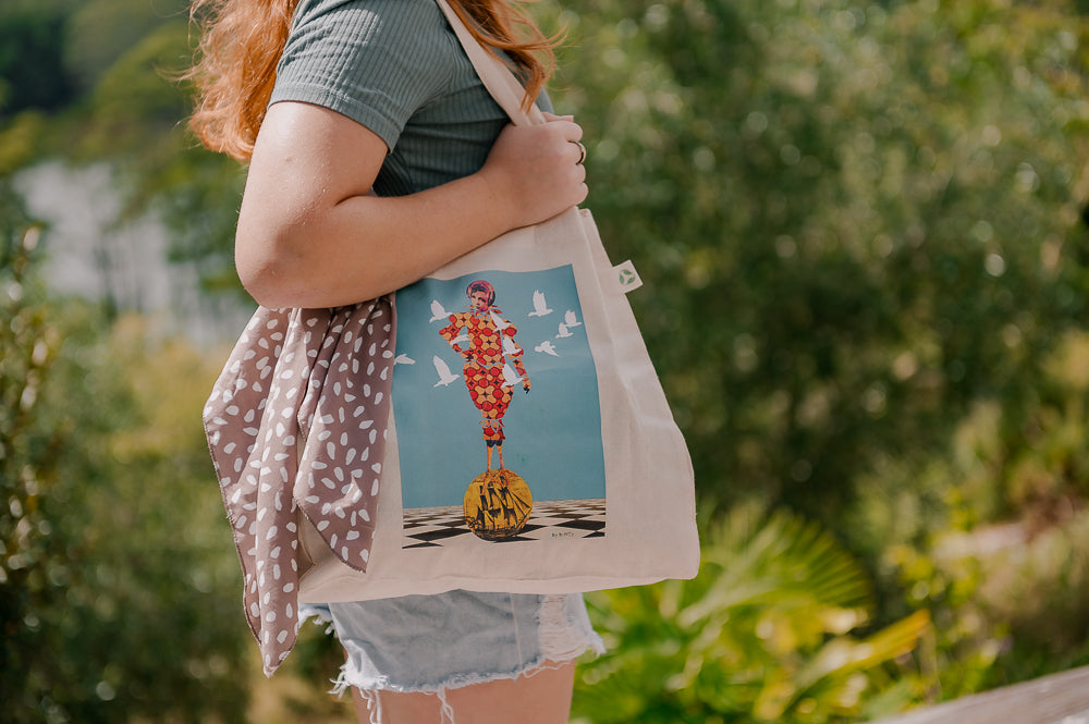 Custom Collage Art Tote Bag - Box add on