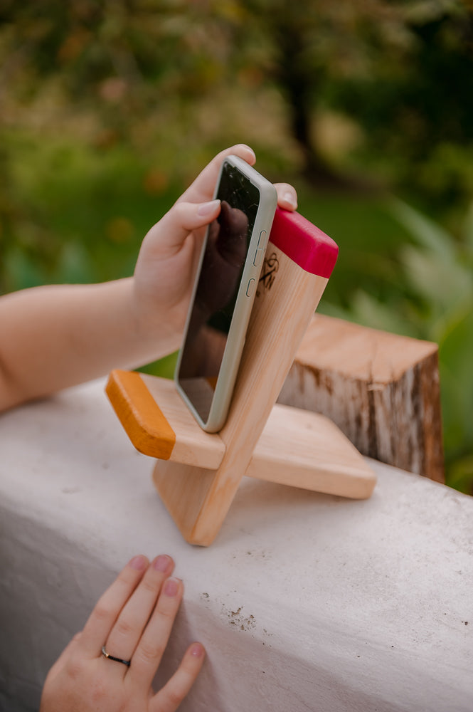 Wooden Phone/Tablet/Kindle stand - Box add on