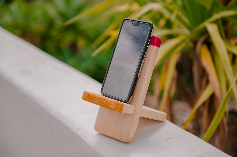 Wooden Phone/Tablet/Kindle stand - Box add on